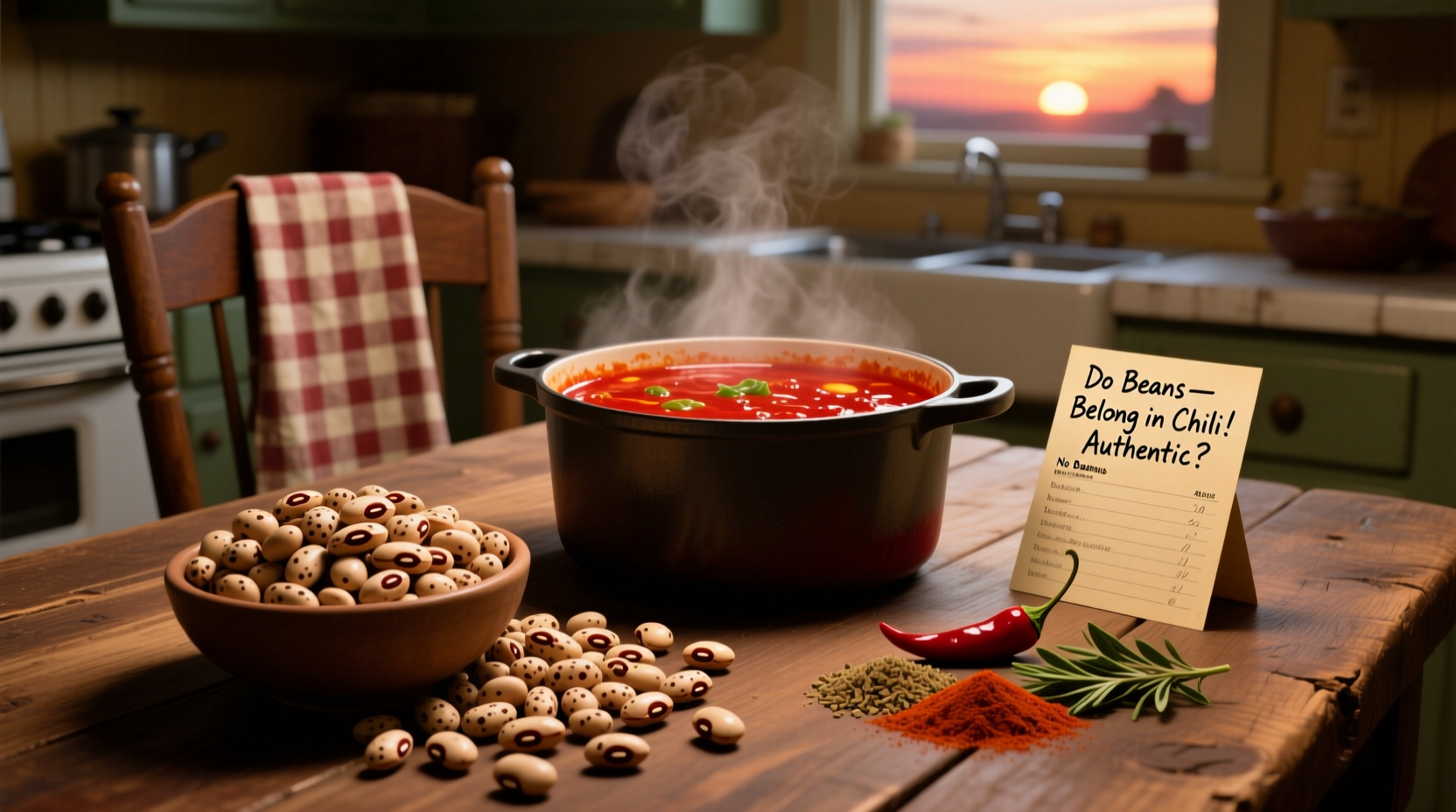do beans belong in chili