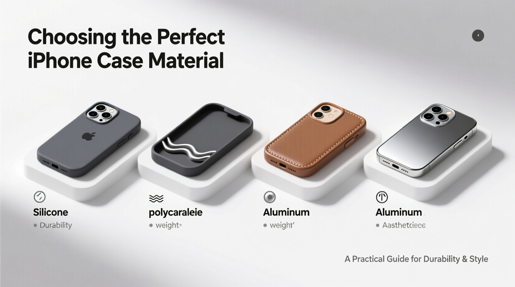 choosing the perfect iphone case material a practical guide for durability and style