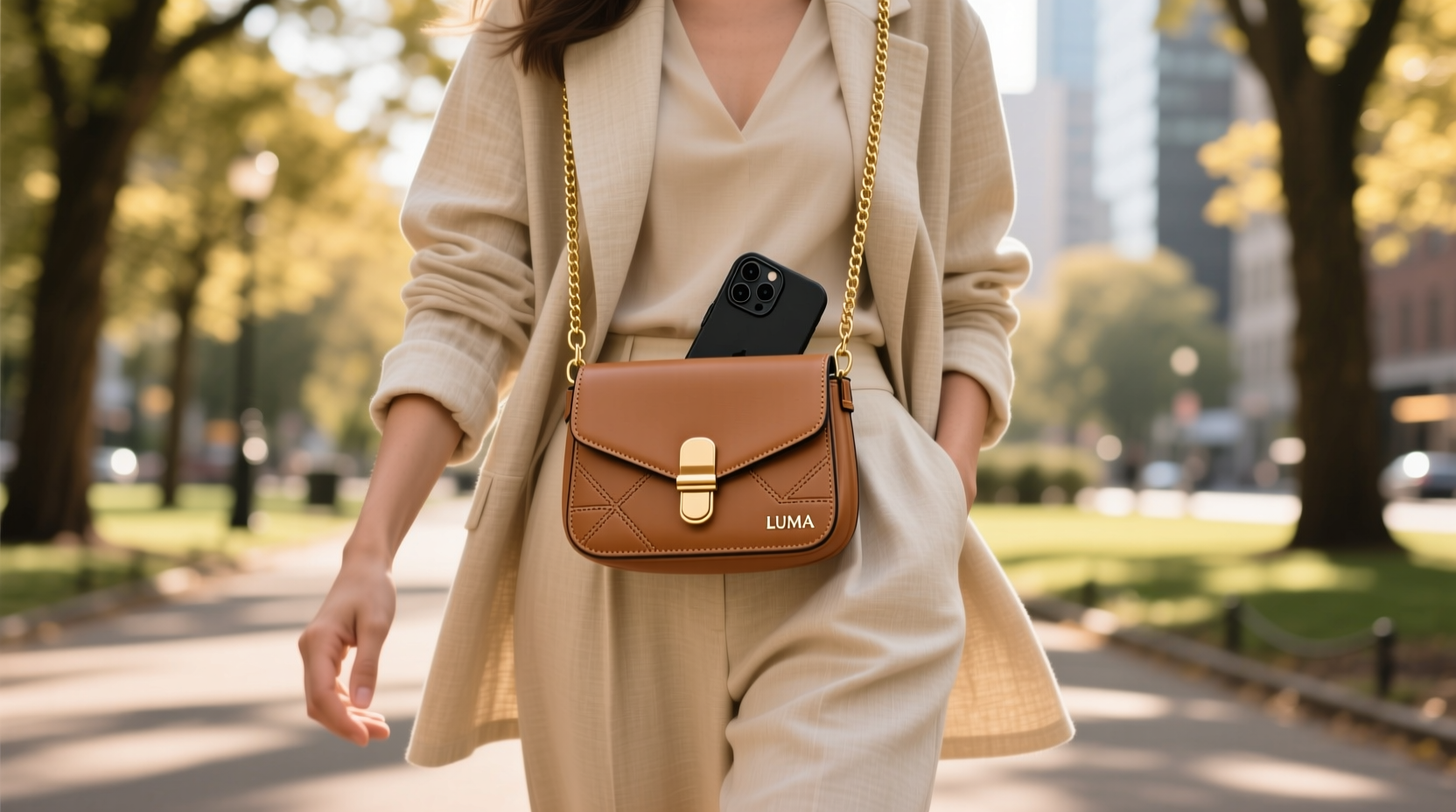 creative ways to use a mini bag as a stylish and functional phone holder