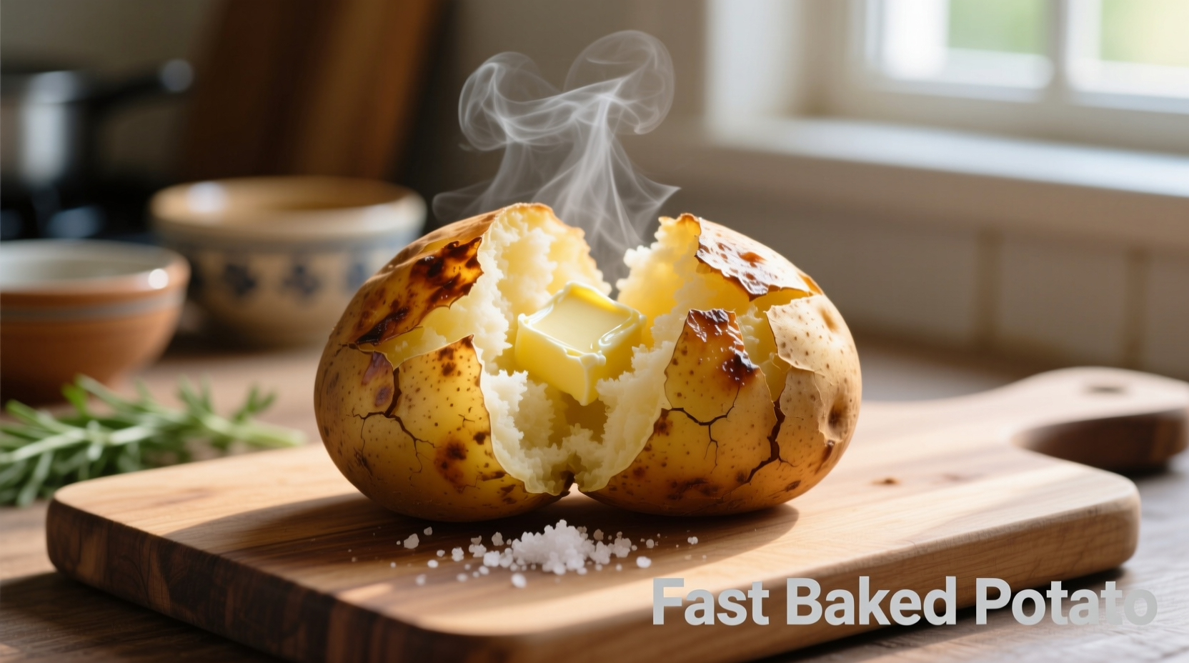 fast baked potato