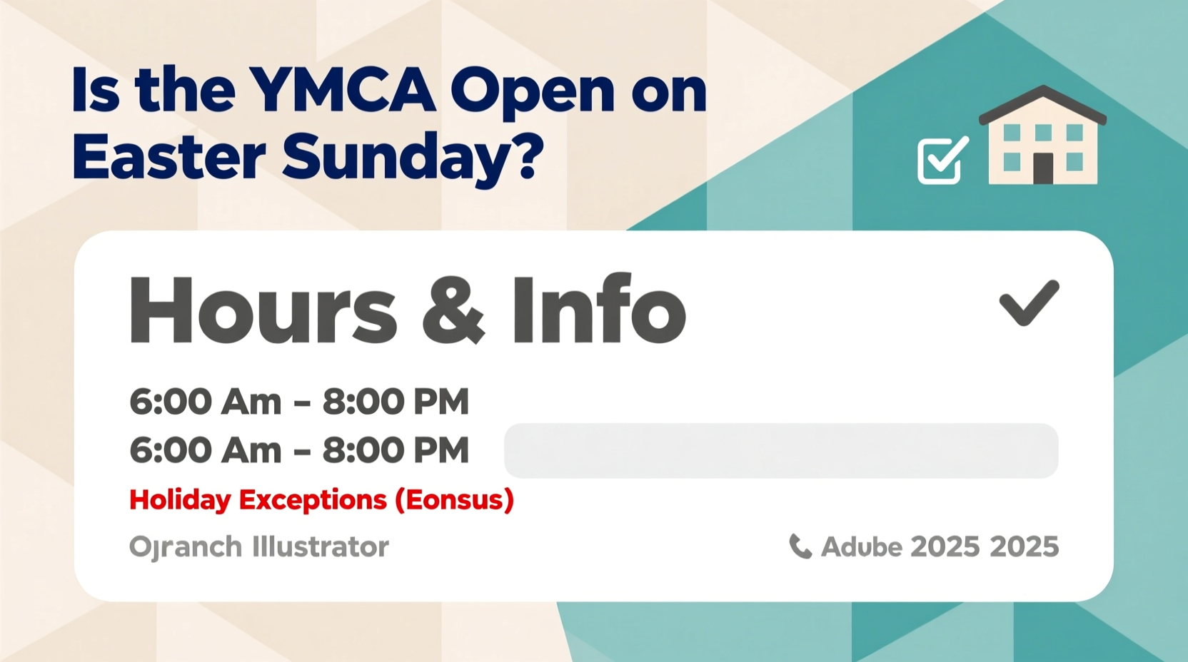 is the ymca open on easter sunday