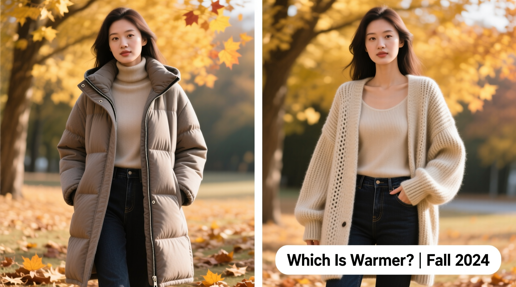 womens jacket vs cardigan which is actually warmer for fall