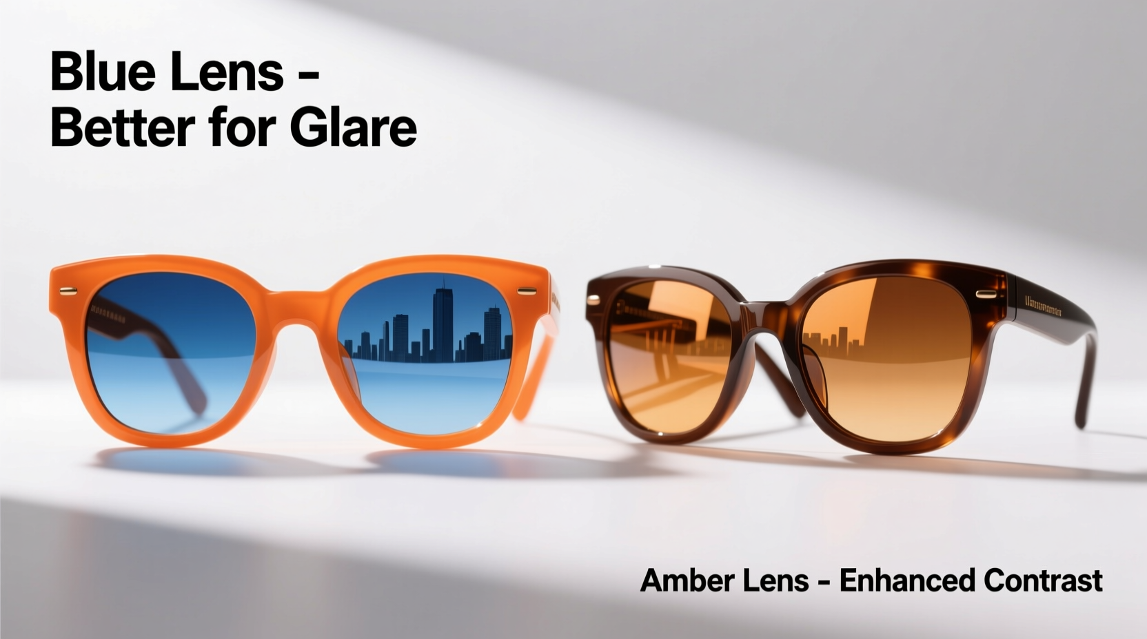 orange vs brown sunglasses which lens color is actually better