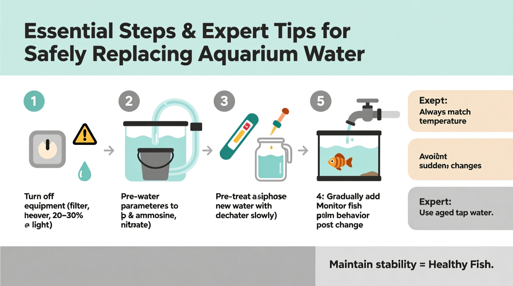 essential steps and expert tips for safely replacing aquarium water