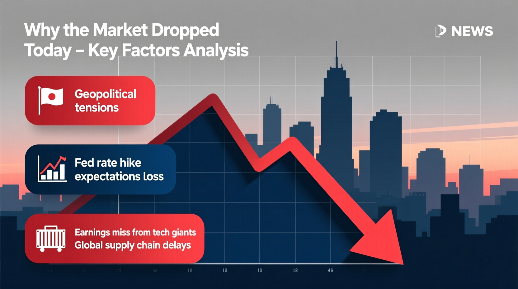 why the stock market dropped today key factors analysis