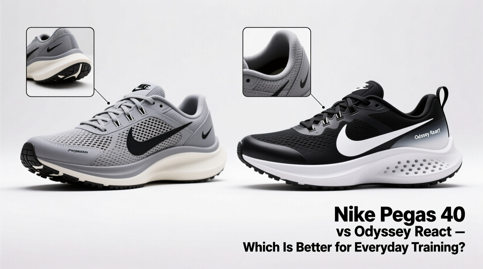 nike pegasus vs odyssey react which running shoe is actually better for everyday training