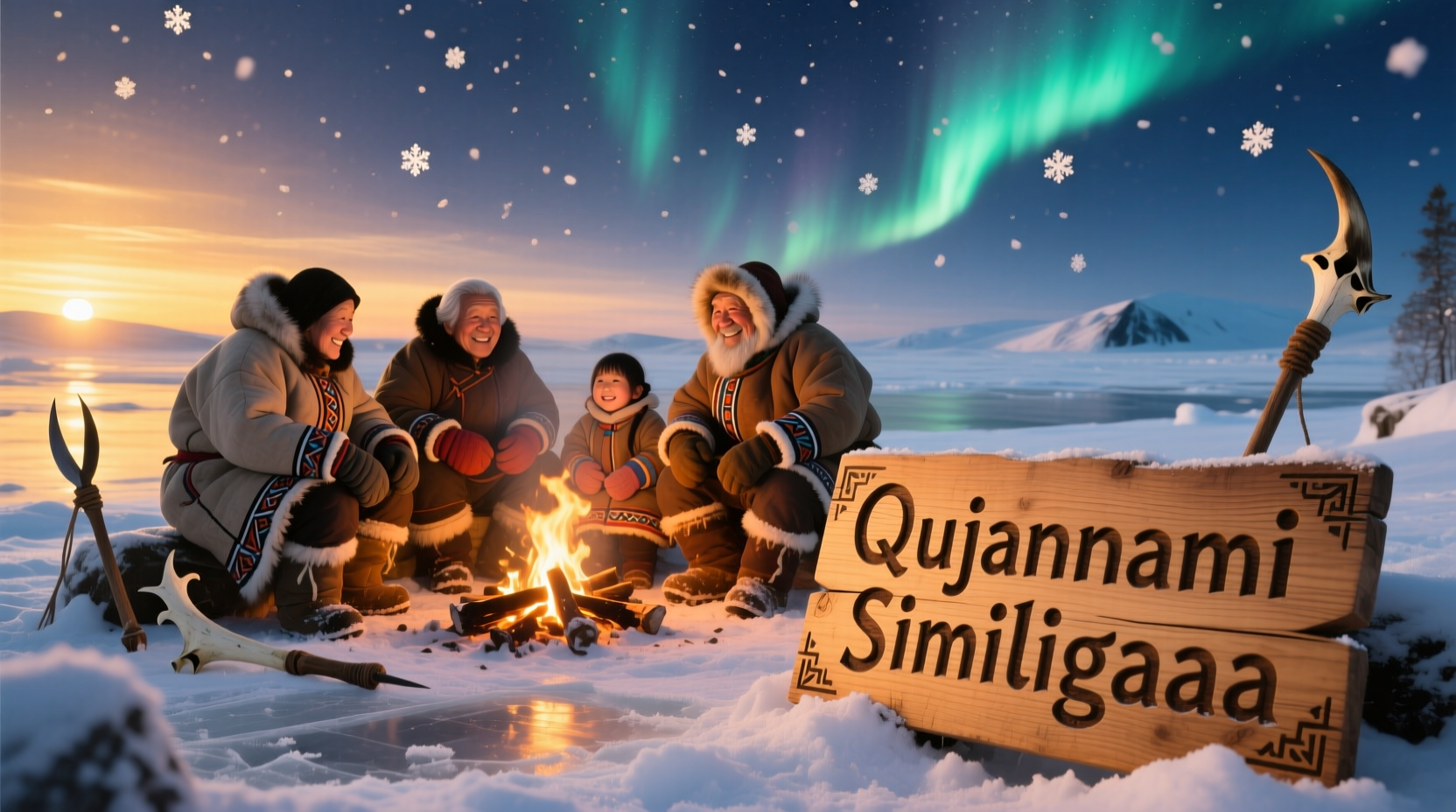 how to say happy new year in inuktitut