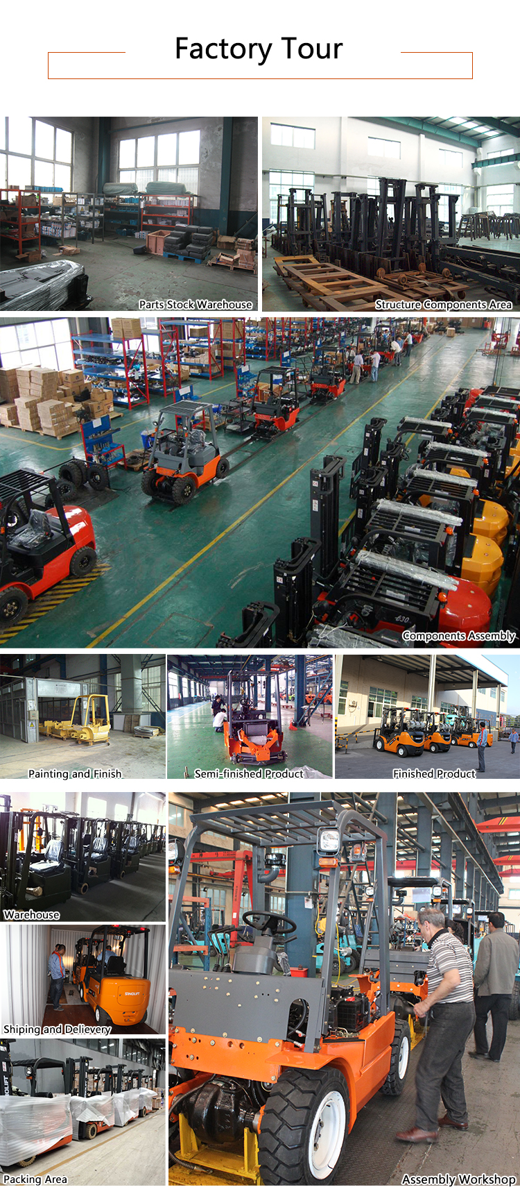 Sinolift CPCD120  12Ton Diesel Forklift with 3m two stage Wide-view mast