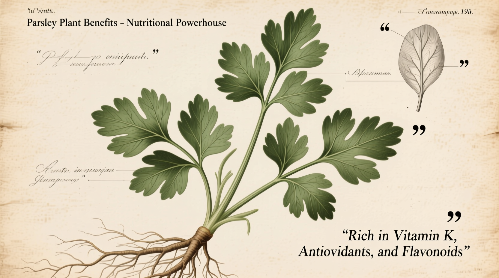 Parsley Plant Benefits: Science-Backed Health Advantages