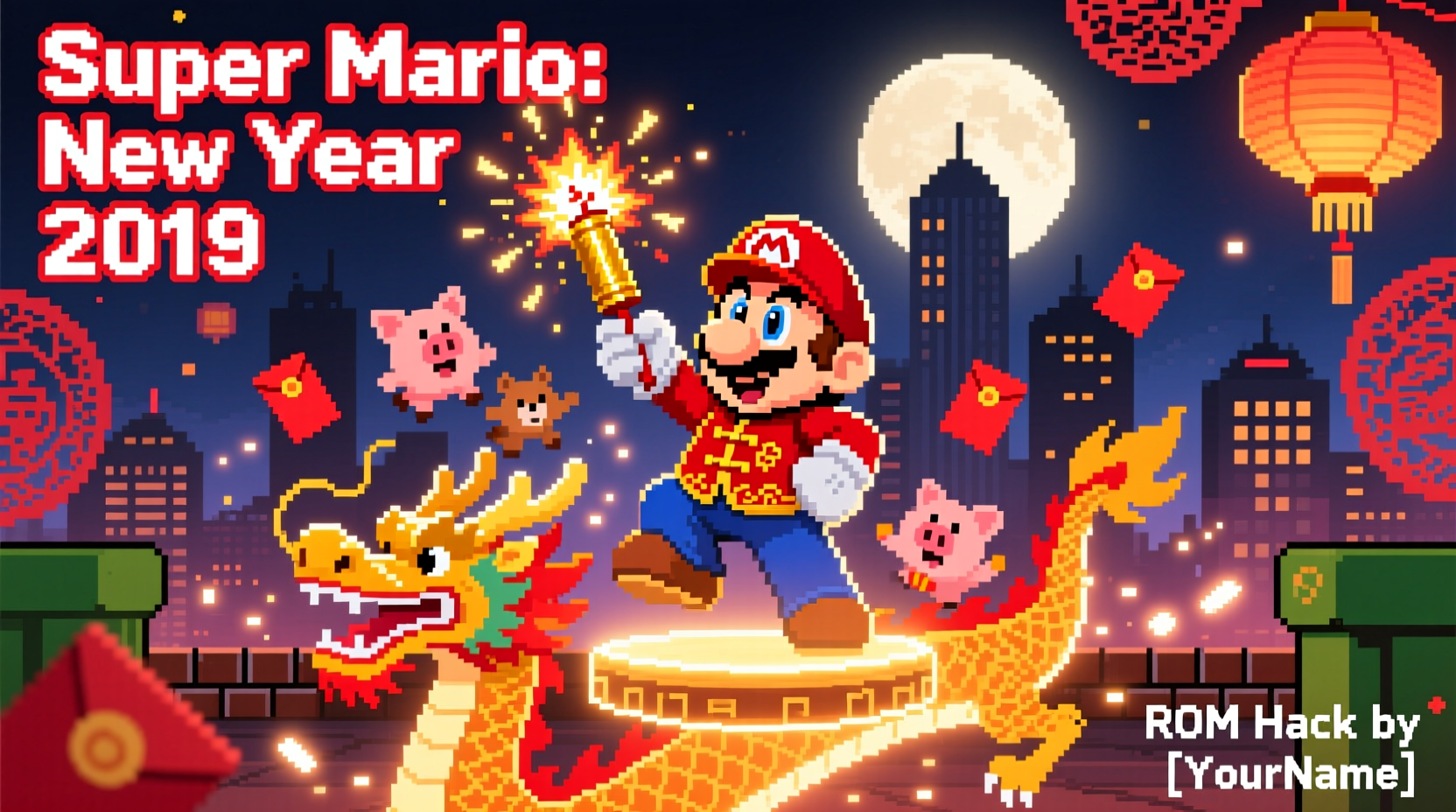a new year 2019 super mario rom hack