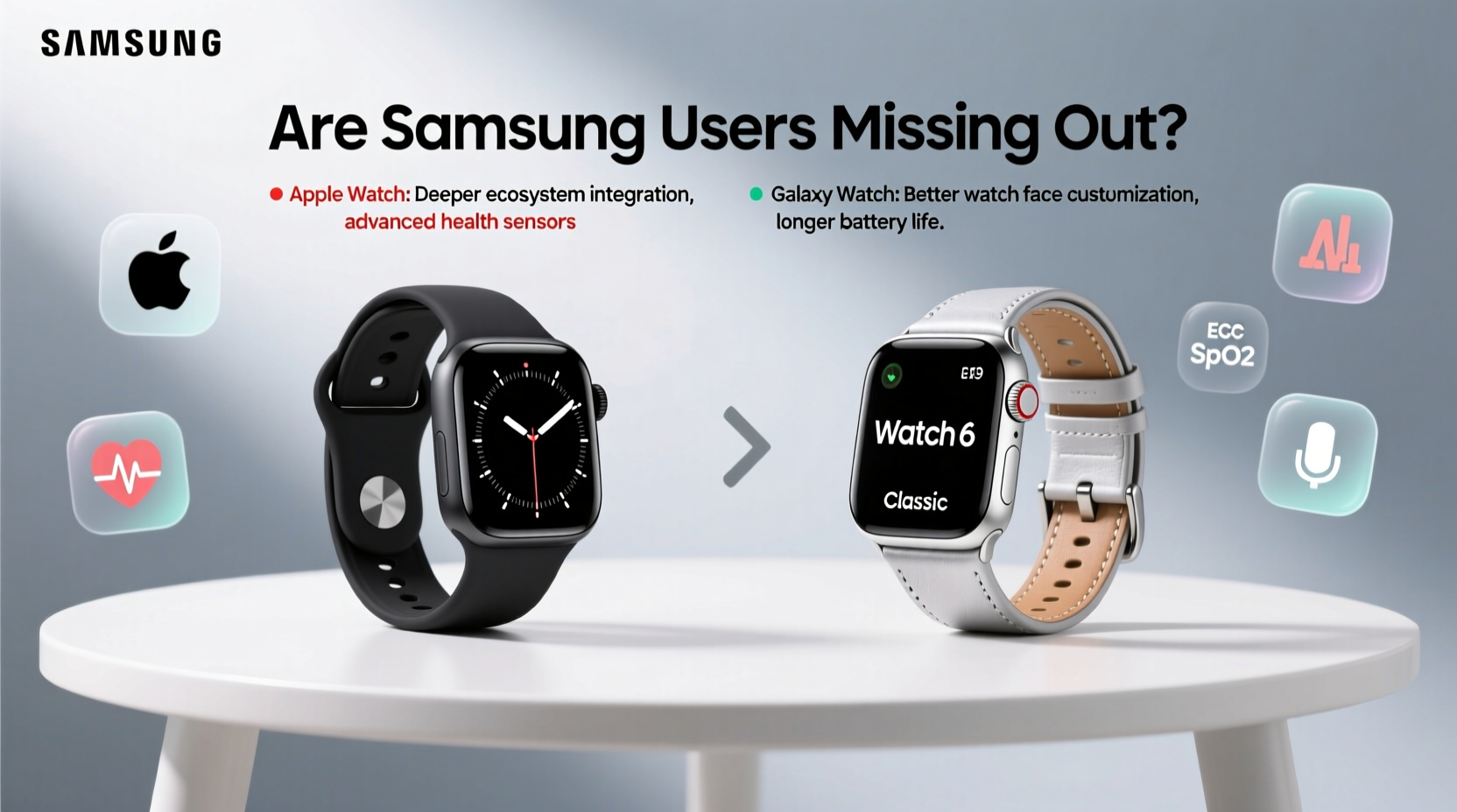 apple watch vs galaxy watch are samsung users missing out on something big