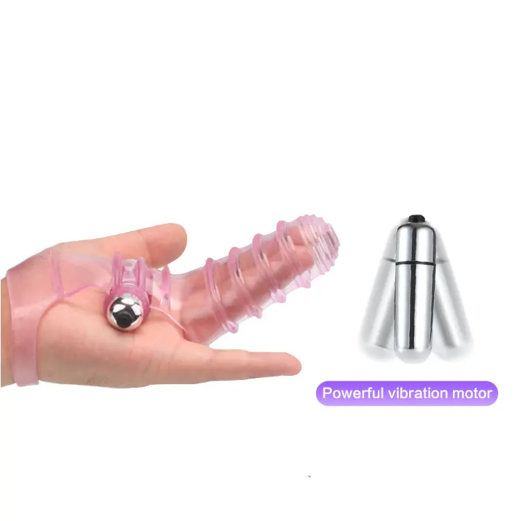 2020 Amazon Hot Selling finger vibrator sex toy Strap on Finger Vibrator stimulator dildo G spot Massager sex Toys