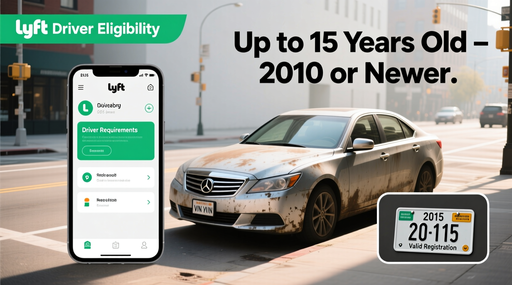 how old can your car be with lyft