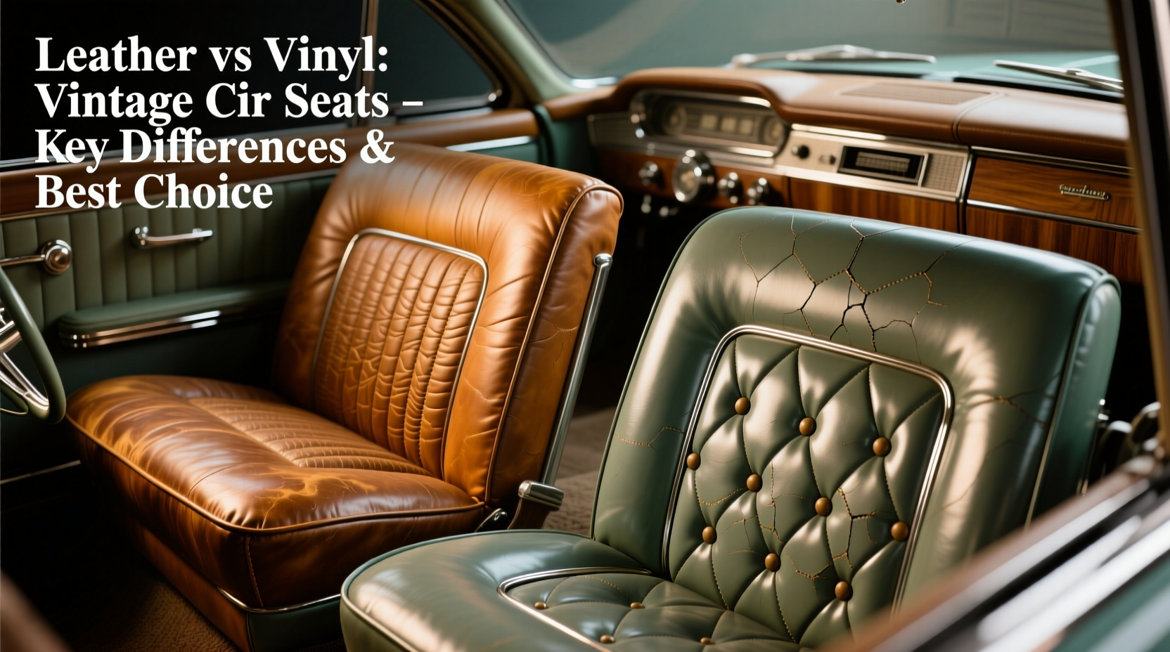 leather vs vinyl vintage seats