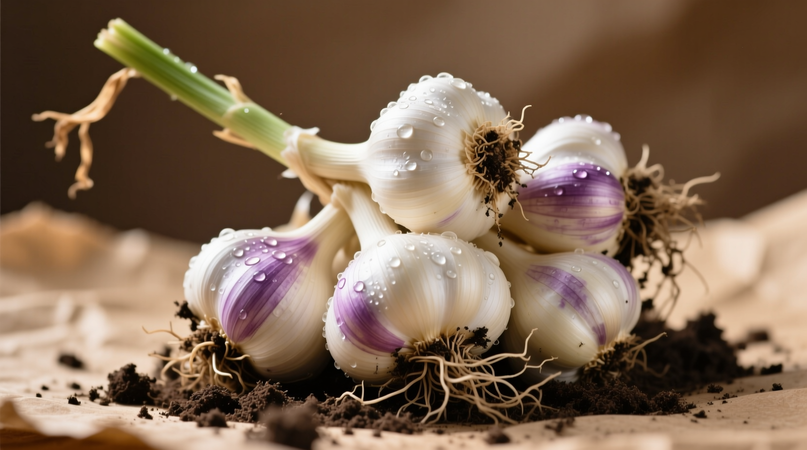 heads of garlic