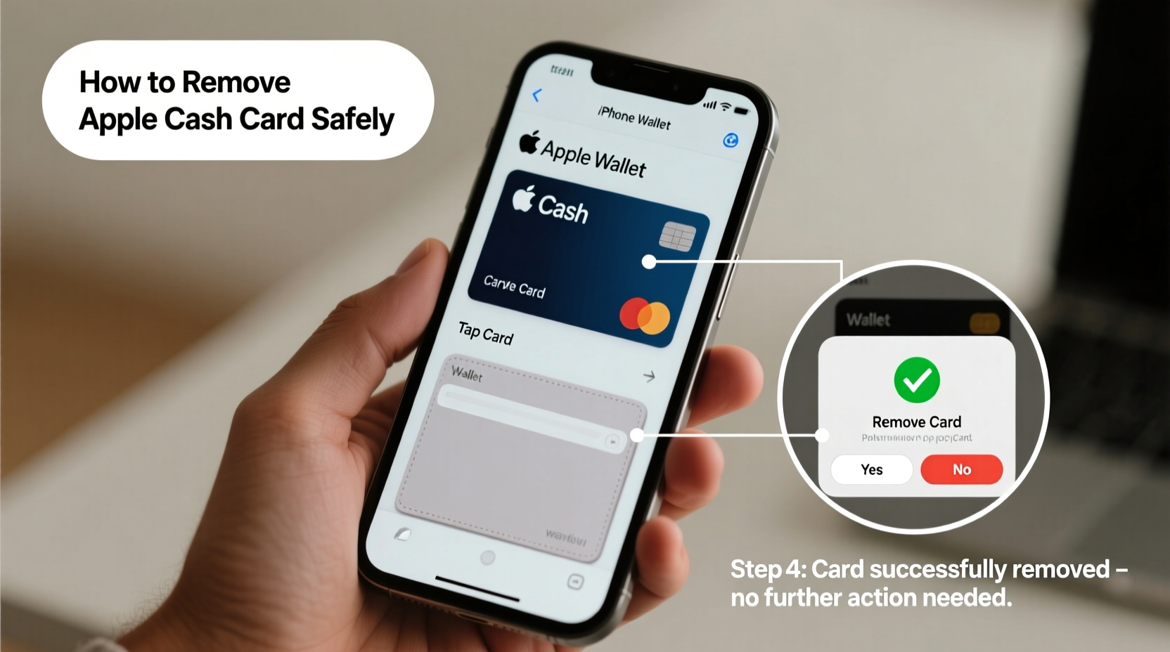 step by step guide to removing your apple cash card safely and easily