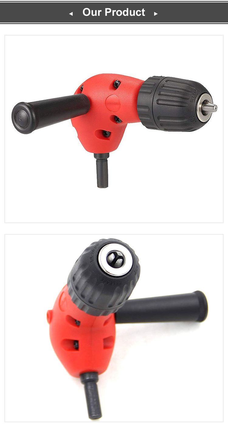 高品质角度卡盘钻头适配器专业弯曲扩展直角钻头附件