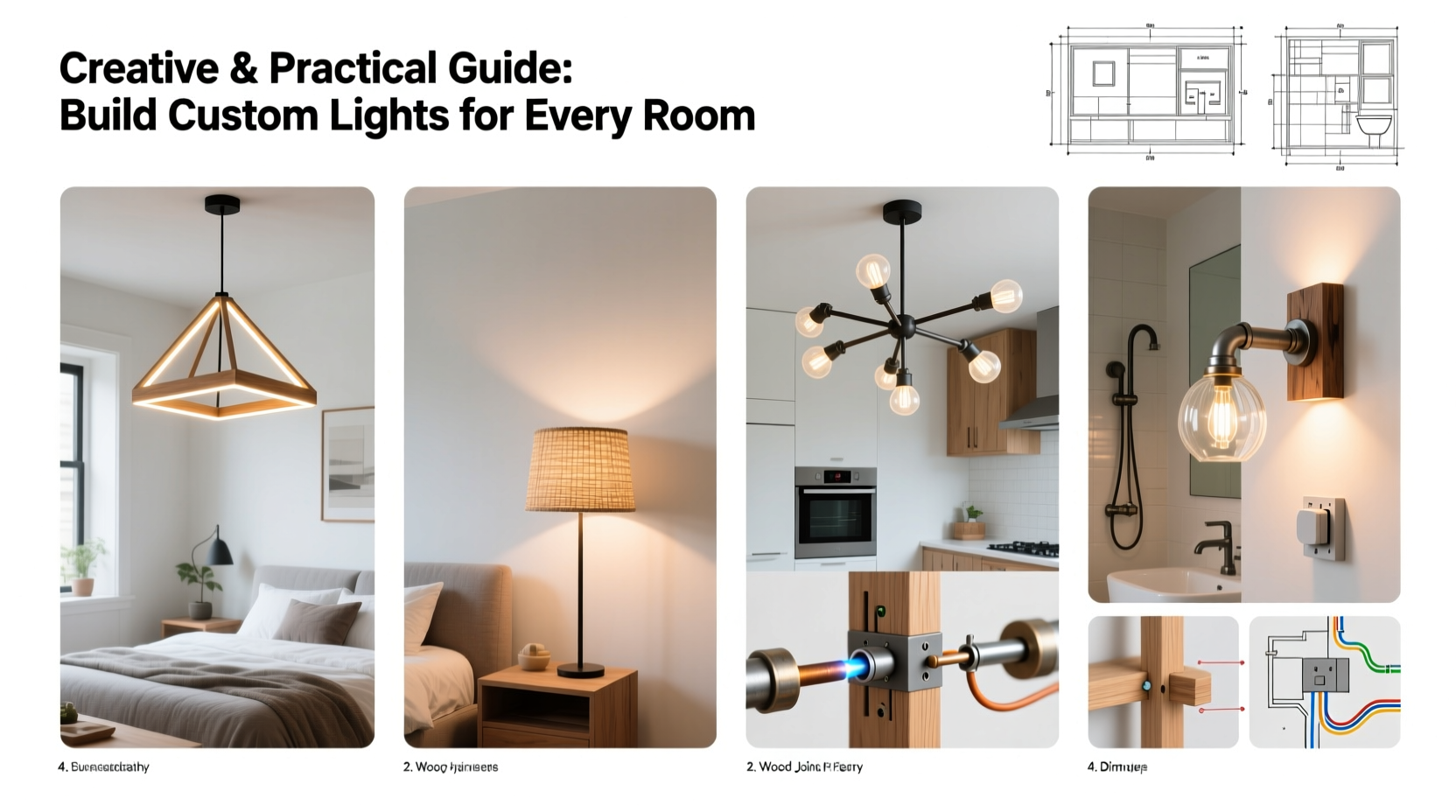 creative and practical guide how to build custom lights for every room