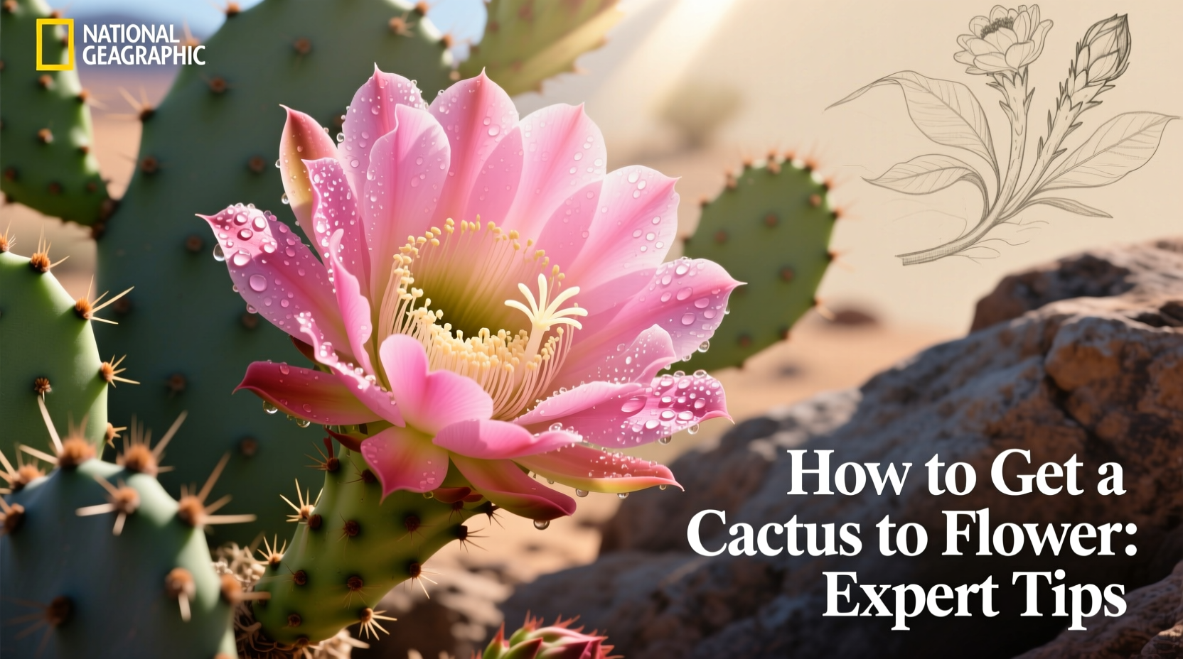 how to get a cactus to flower