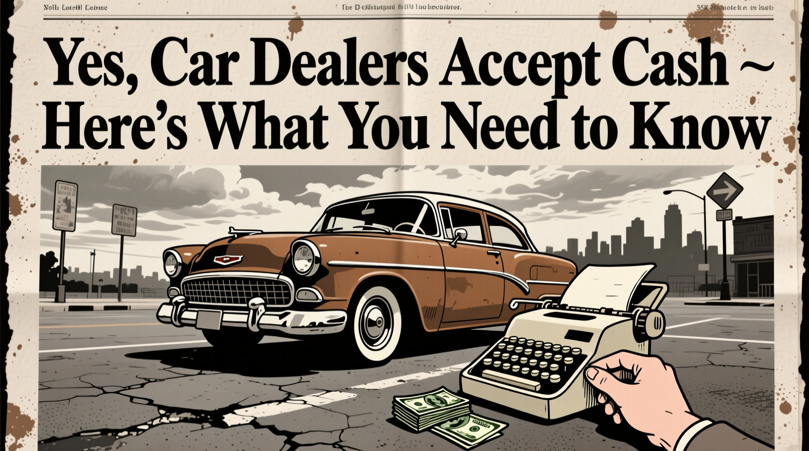 do car dealers take cash