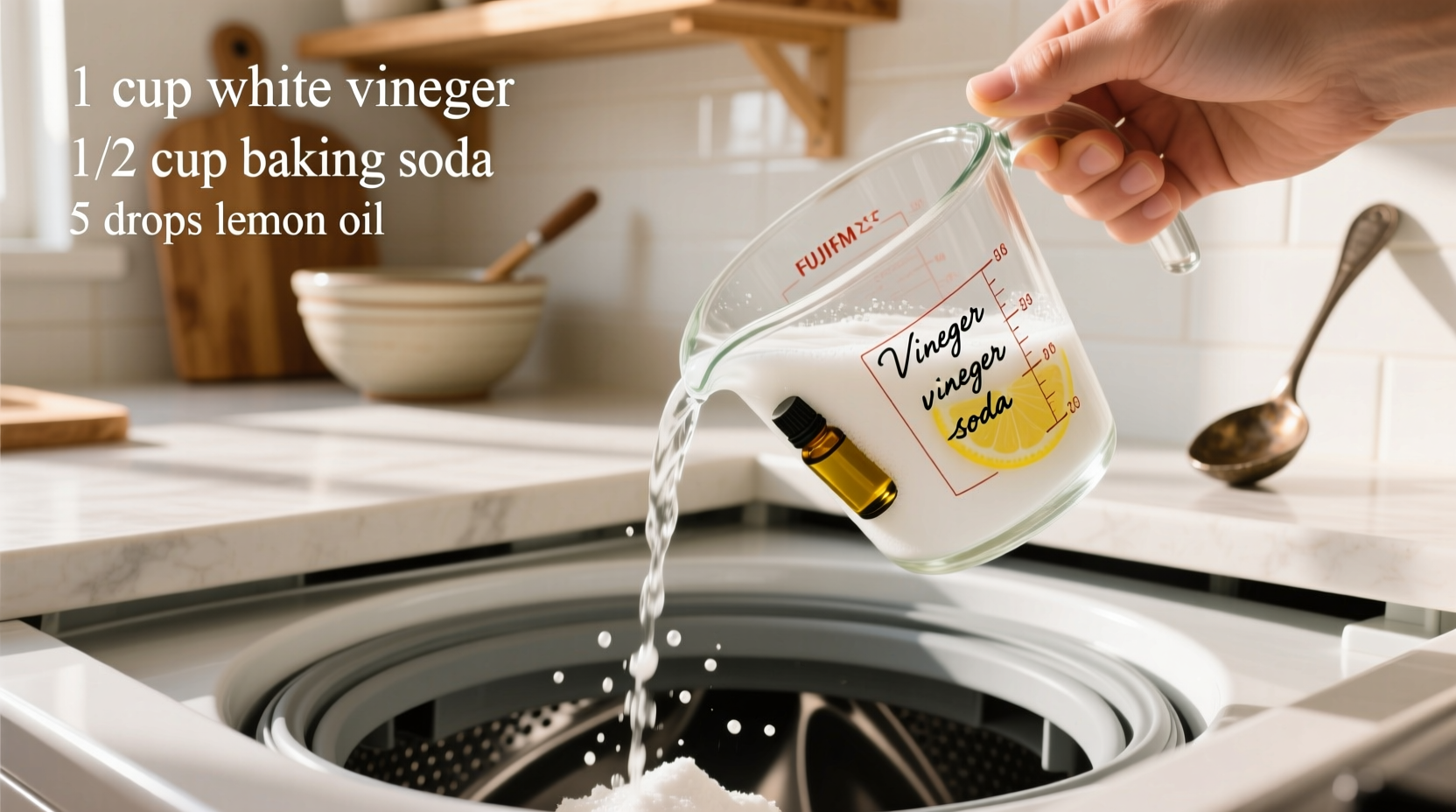 homemade washing machine cleaner