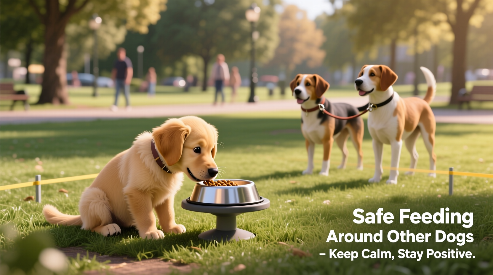 effective strategies for feeding your puppy safely around other dogs