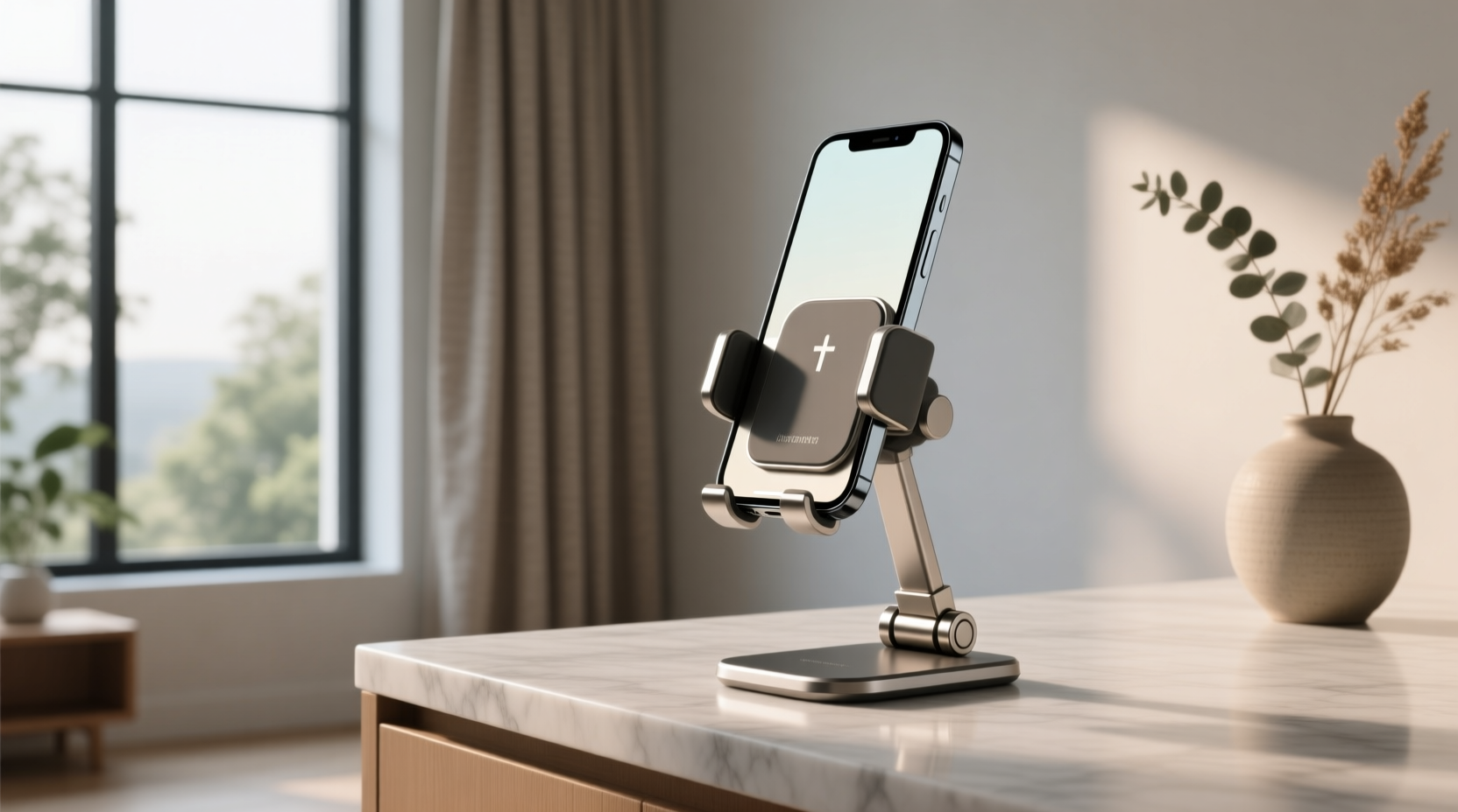 mobile holder with stand