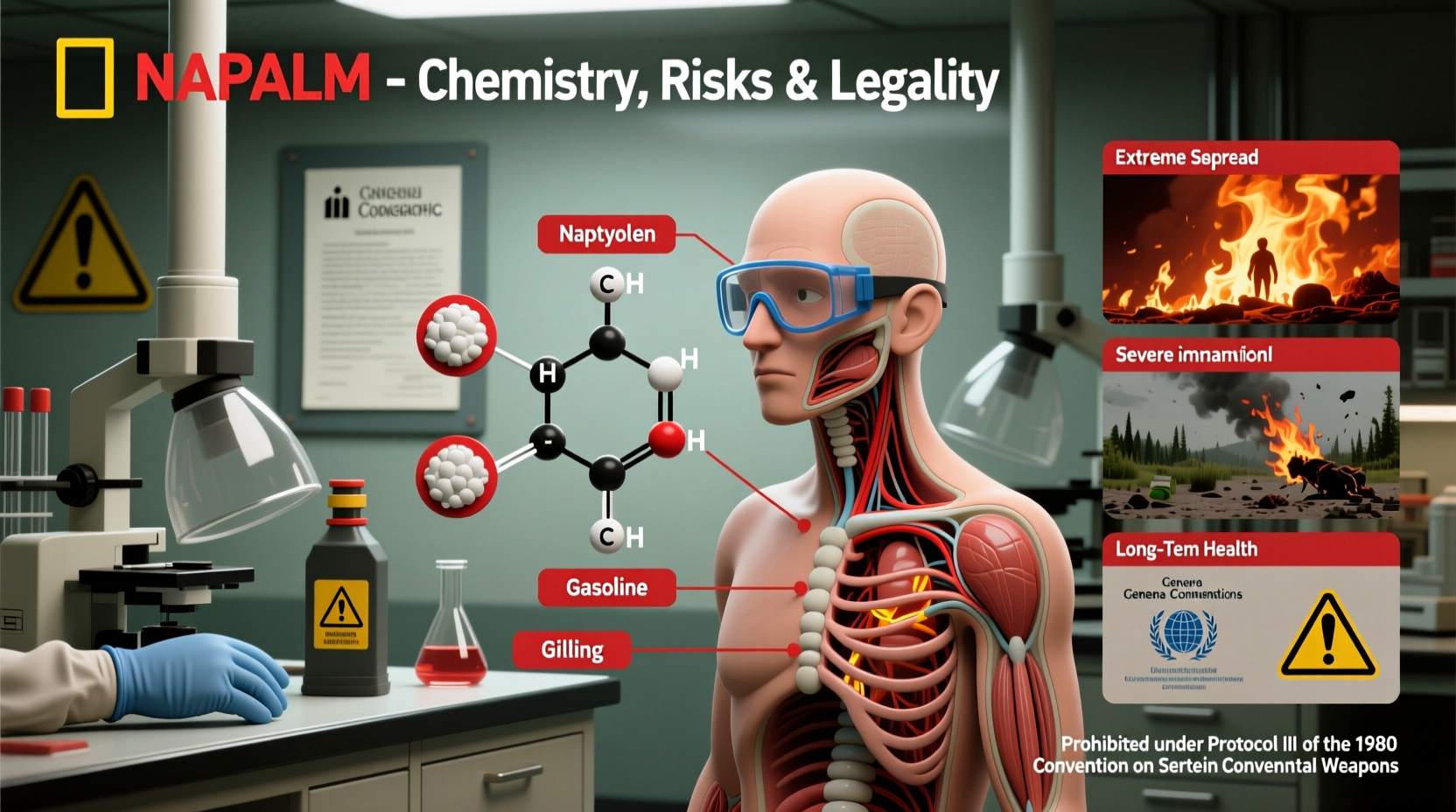 understanding napalm its chemistry risks and why making it is dangerous and illegal