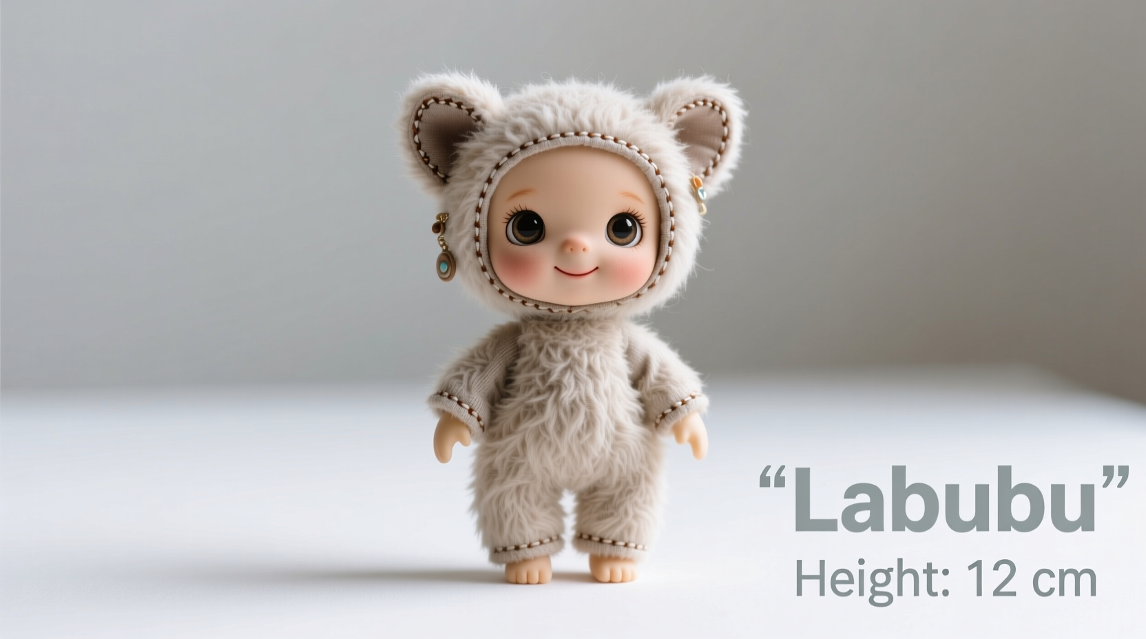 how tall is a labubu doll