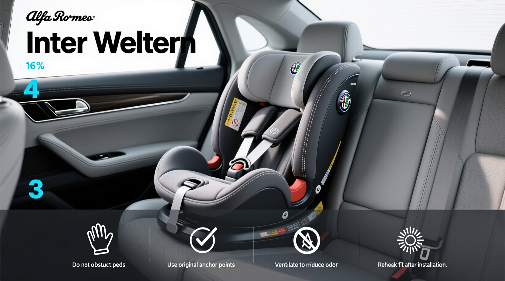 alfa romeo child car seat