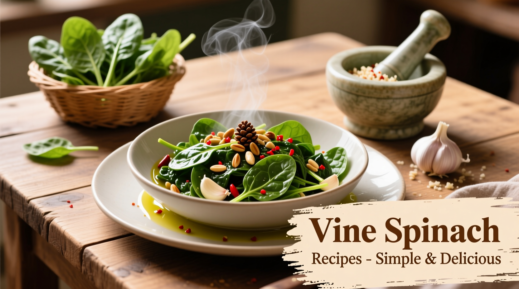 5 Vine Spinach Recipes That Maintain Texture & Flavor