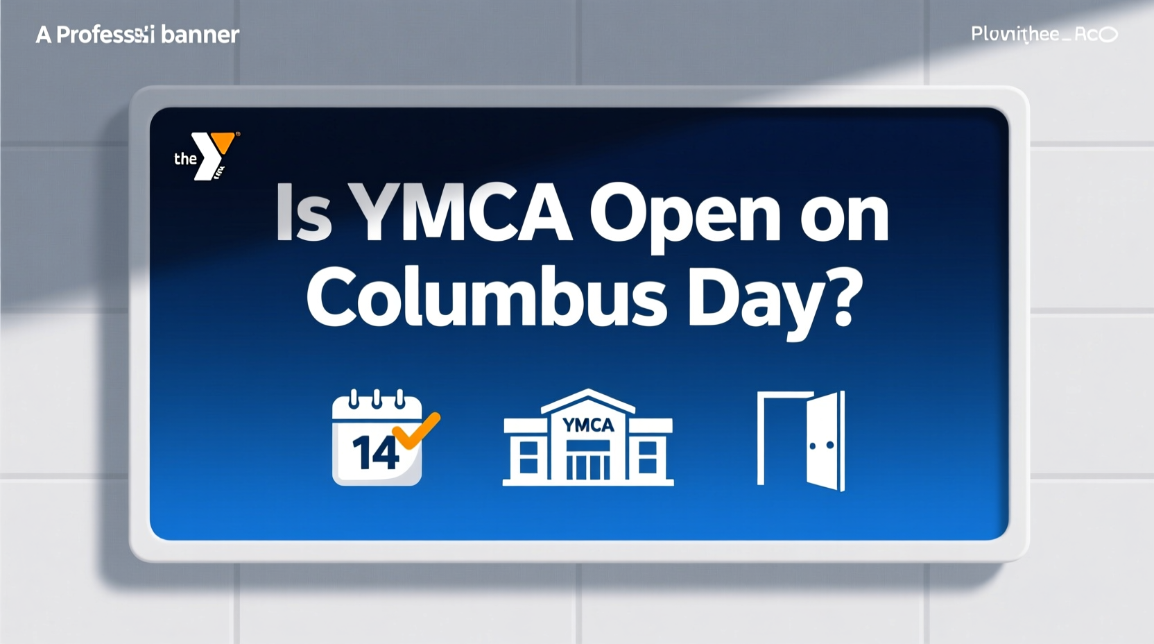 is ymca open on columbus day