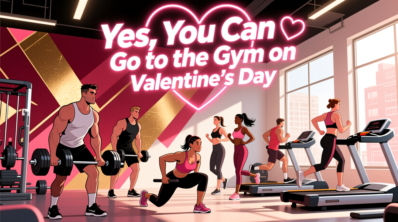 should i go to the gym on valentines day