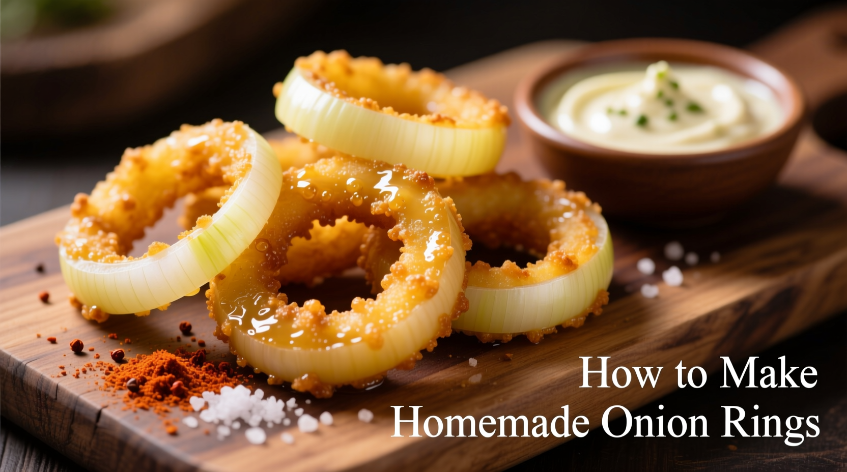 how to make homemade onion rings