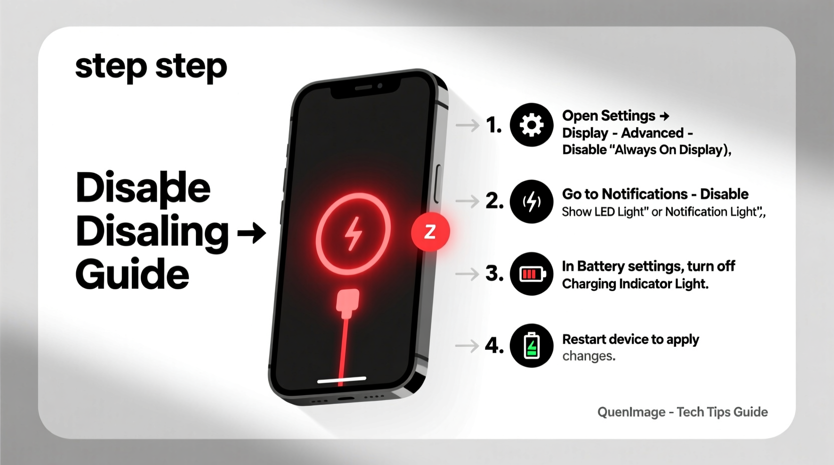 how to disable the red light on your cellphone simple steps to fix notification and charging indicators