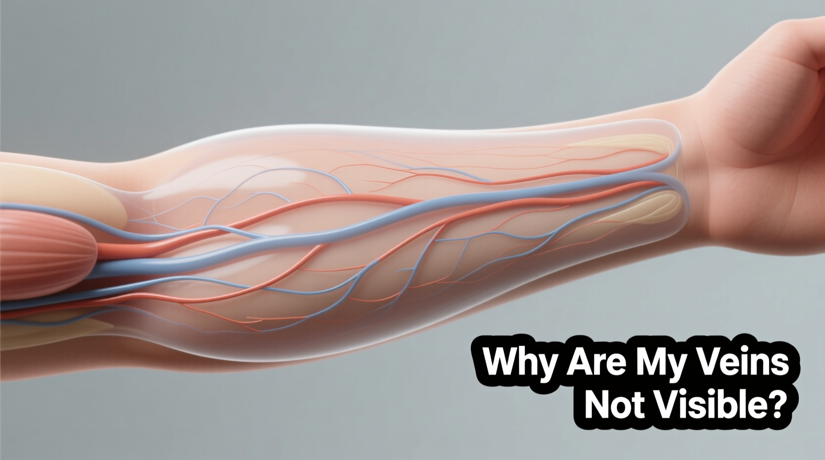 invisible veins why are my veins not visible