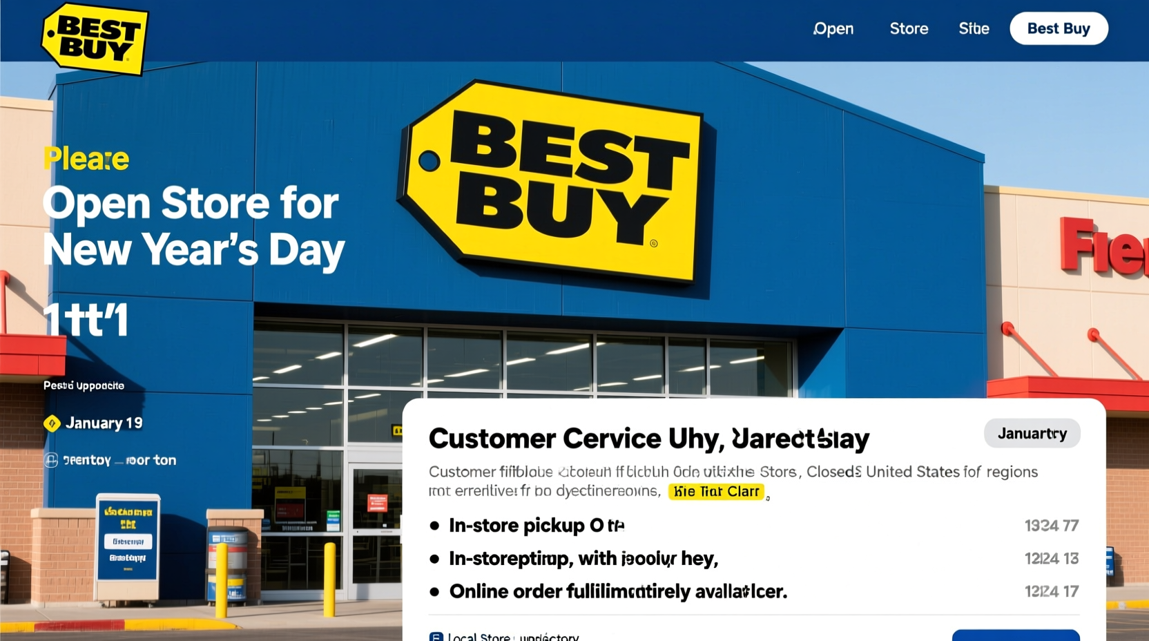 is best buy open on new years