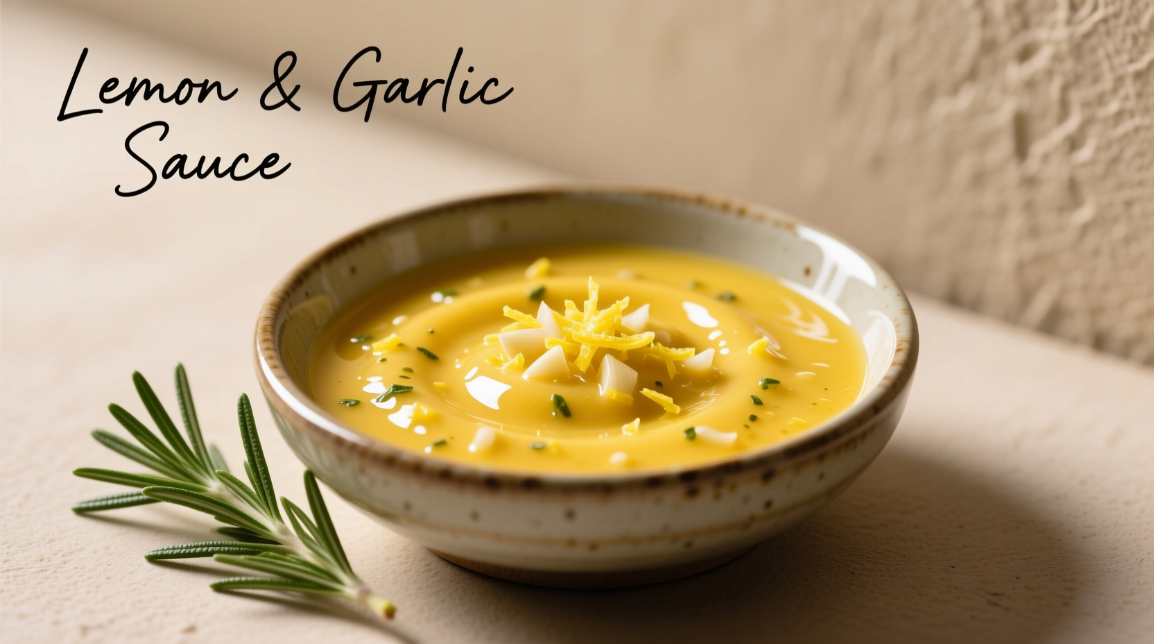 lemon and garlic sauce