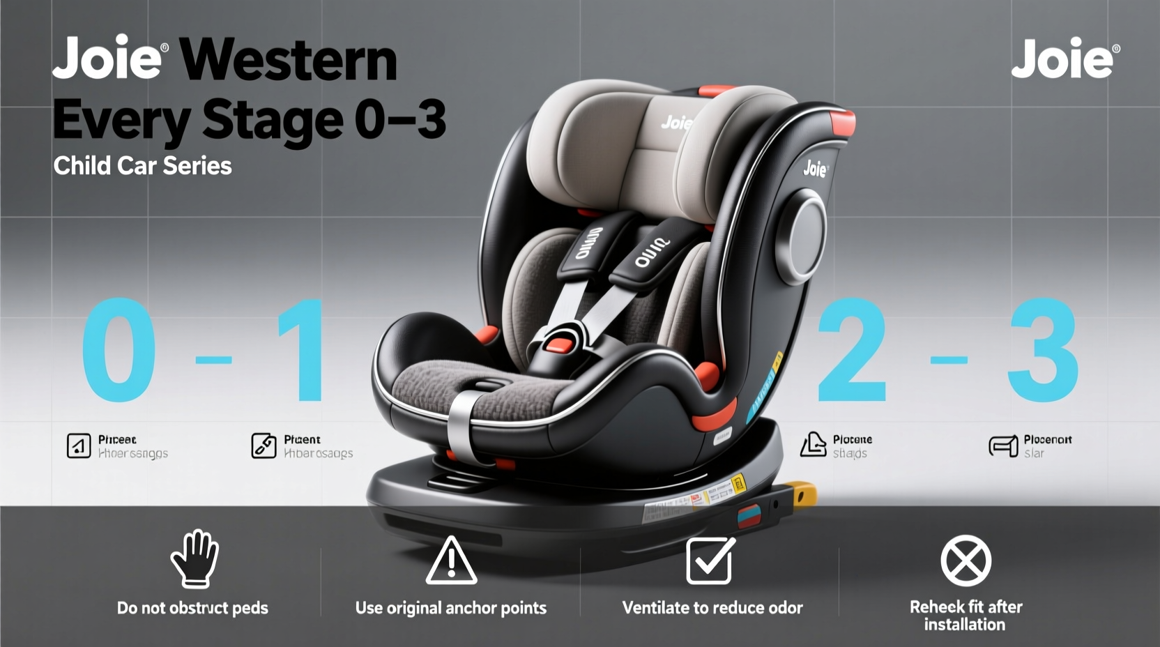 joie every stage 0 1 2 3 child car seat