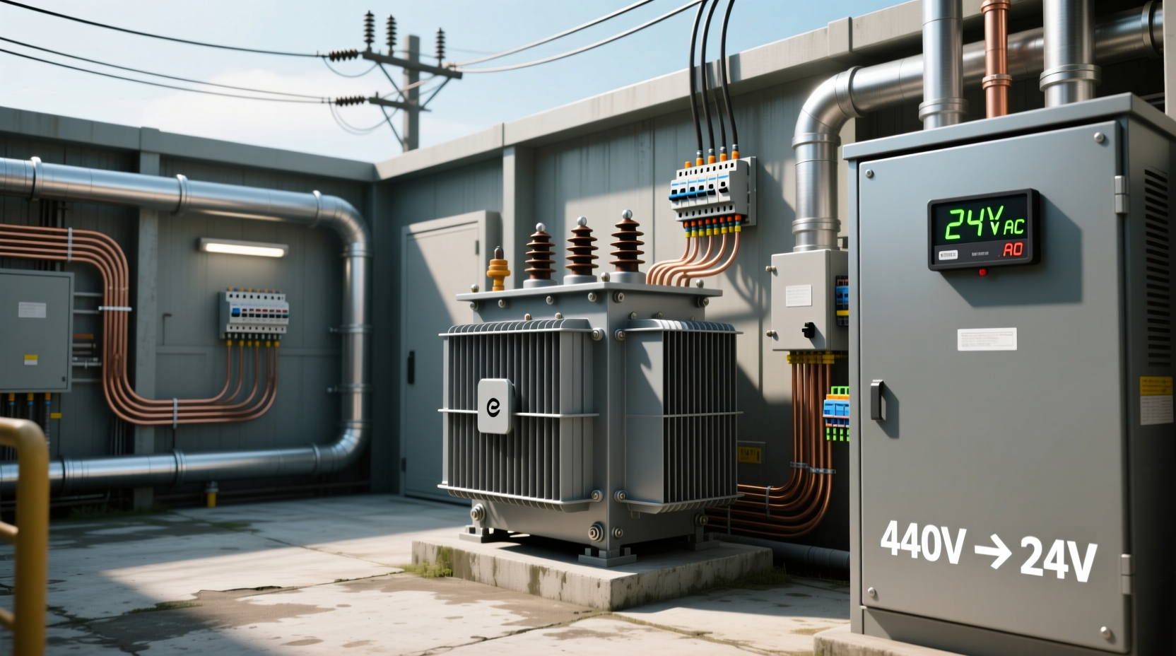 440v to 24v single phase transformer guide