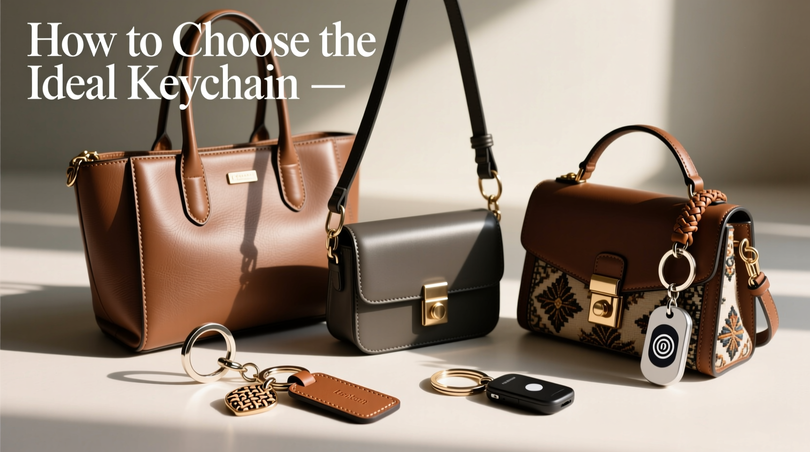 how to choose the ideal keychain to elevate your handbags style and functionality