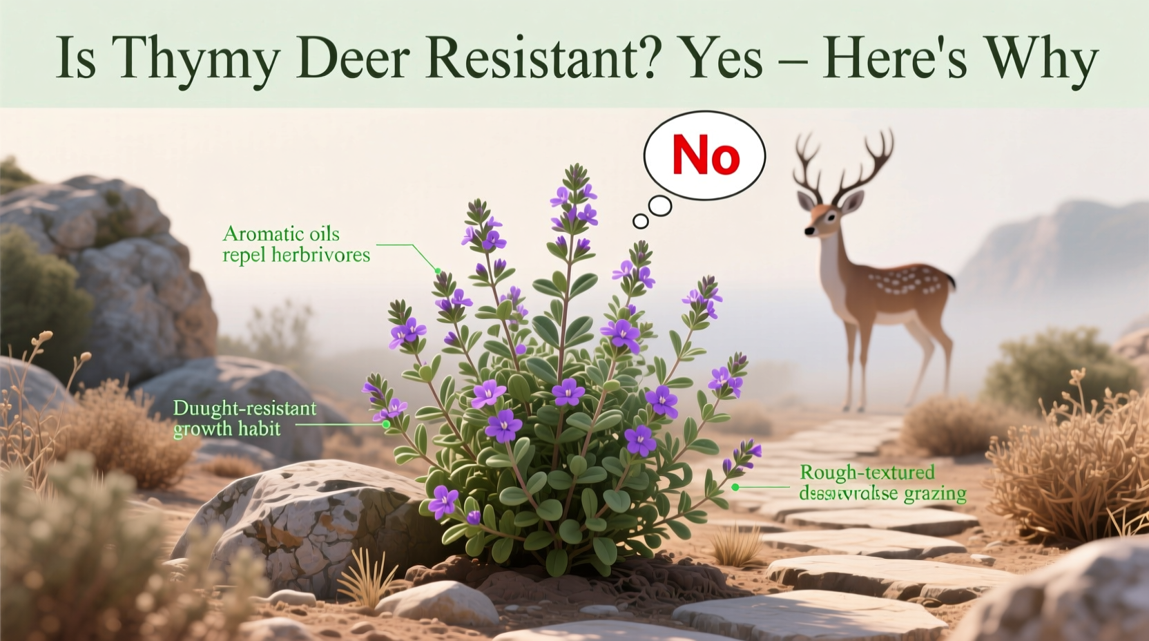 Is Thyme Deer Resistant? Yes – Here's Why