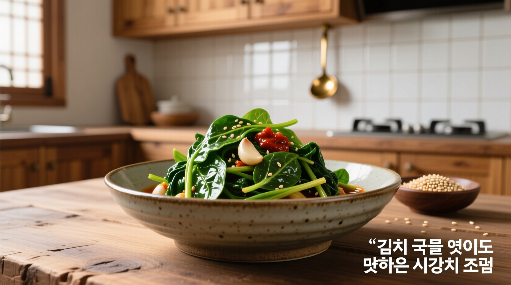 korean spinach recipe