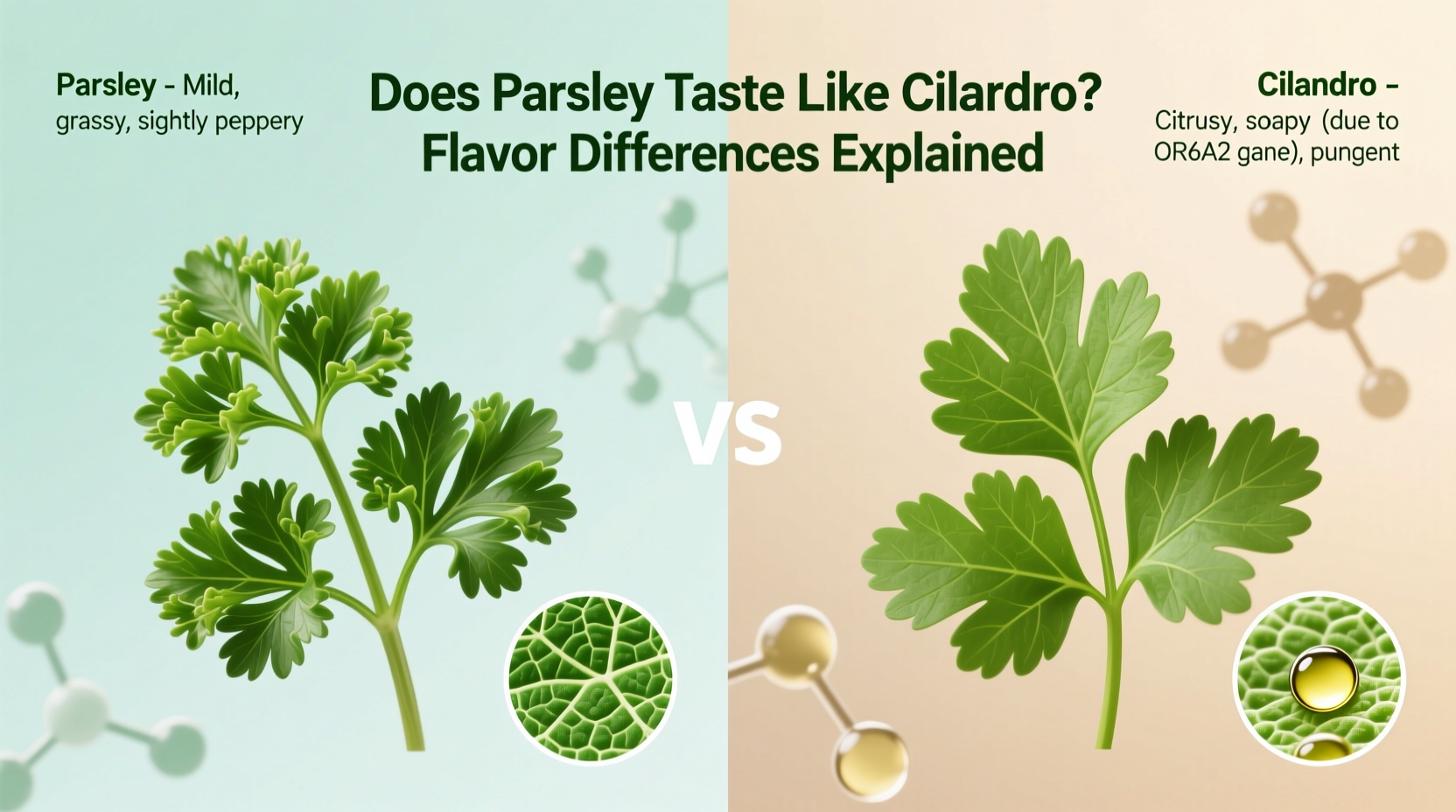does parsley taste like cilantro