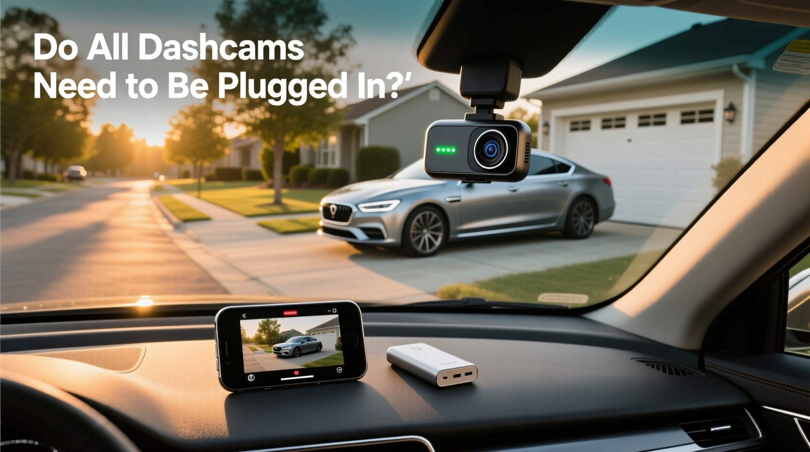 How to Choose Battery Powered Dash Cam, Do All Dashcams Need to Be Plugged In?