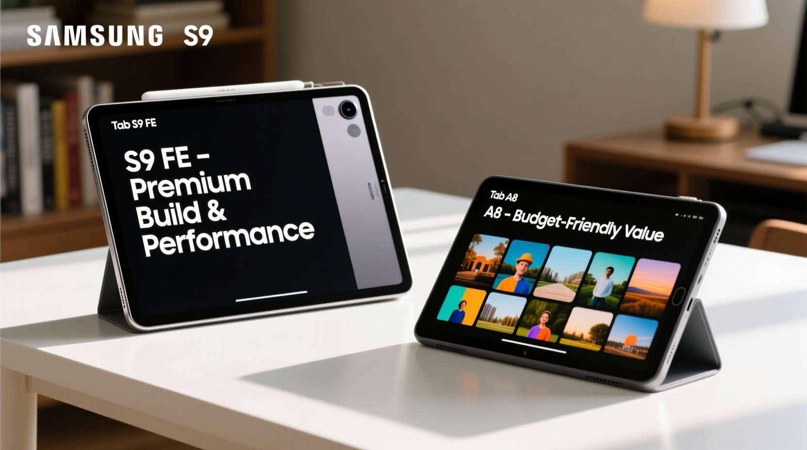 is the samsung tab s9 fe worth the extra cost over the tab a8 real user reviews