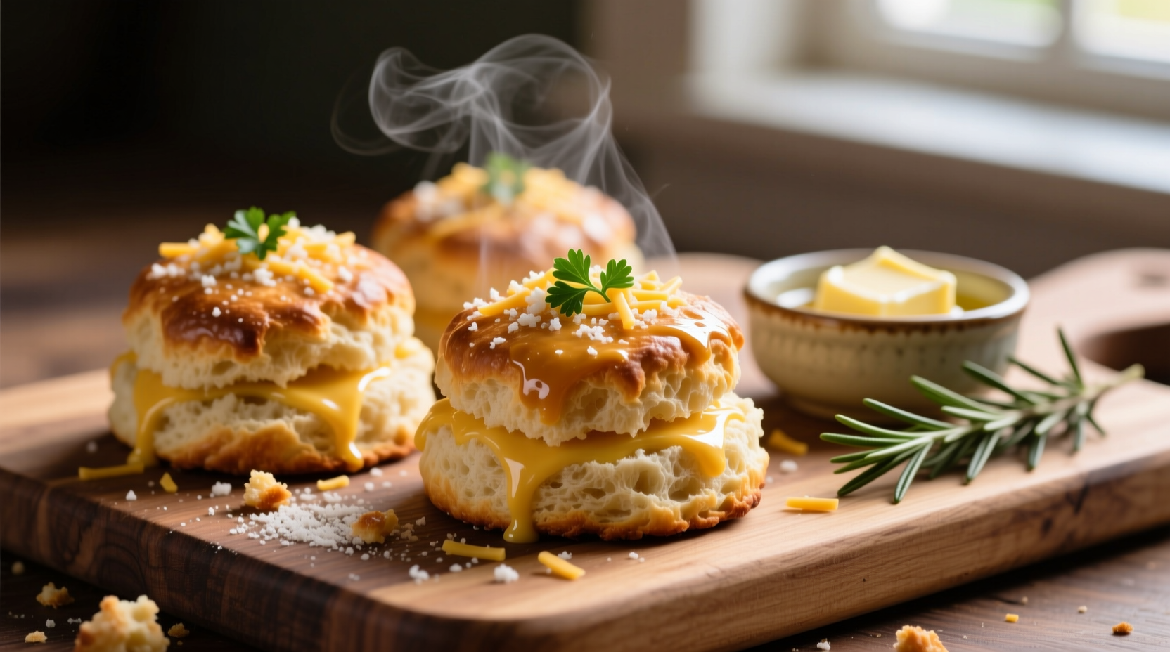 cheddar garlic biscuits
