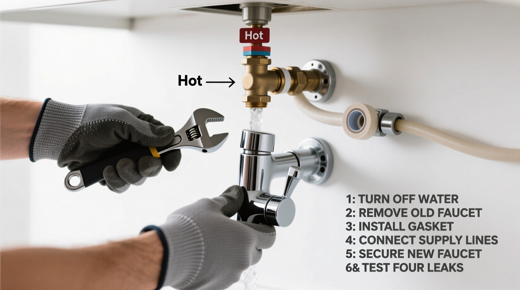 step by step guide to changing a kitchen faucet easily and efficiently