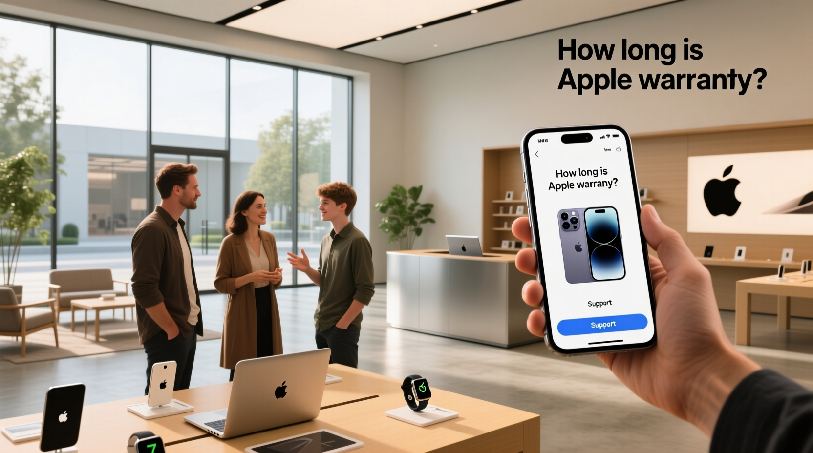 apple warranty length explained 1 year vs. applecare+