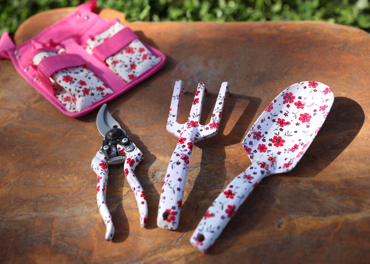 Versatility Mini Hand Heavy Duty Floral Garden Tools Set Stainless Steel